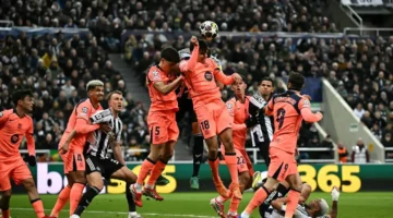 موعد مباراة برشلونة ونيوكاسل يونايتد في دوري أبطال أوروبا والقنوات الناقلة